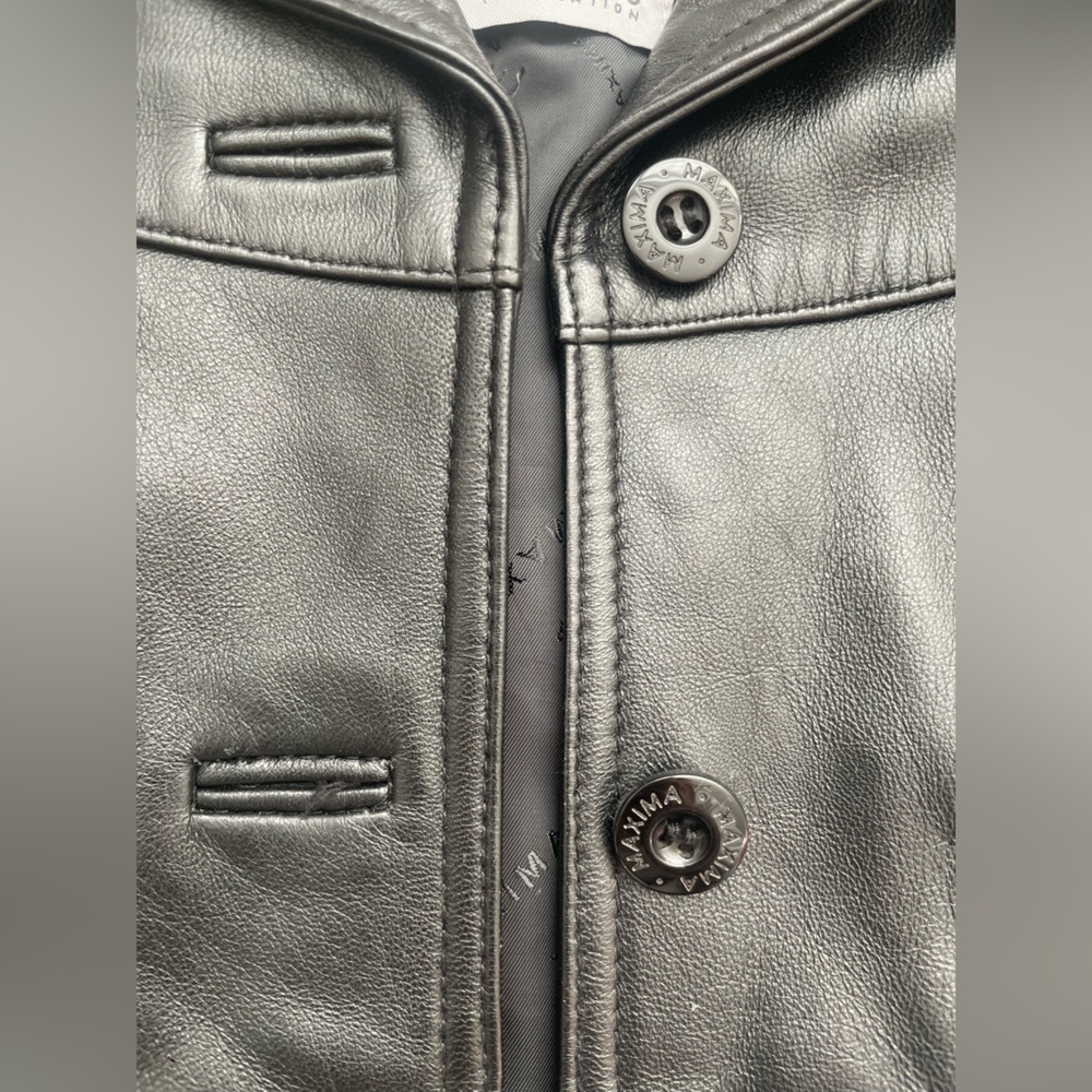 Wilsons Leather Black Leather Jacket - Picture 3 of 11